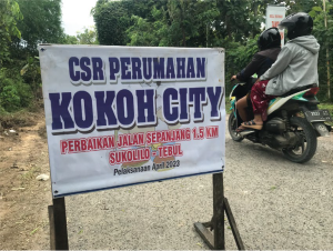 Read more about the article Pengaspalan Jalan Sekitar KOKOH CITY